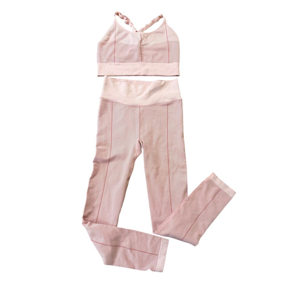 Athletic Essentials 2 piece Women's workout pink athletic set